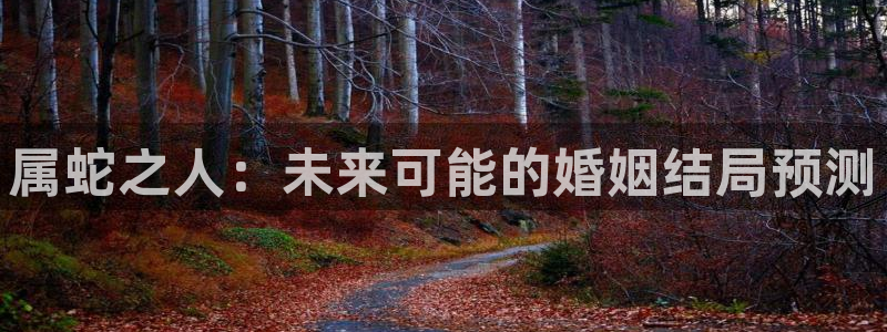 BB贝博艾弗森注册官网入口：属蛇之人：未来可能的婚姻结局预测