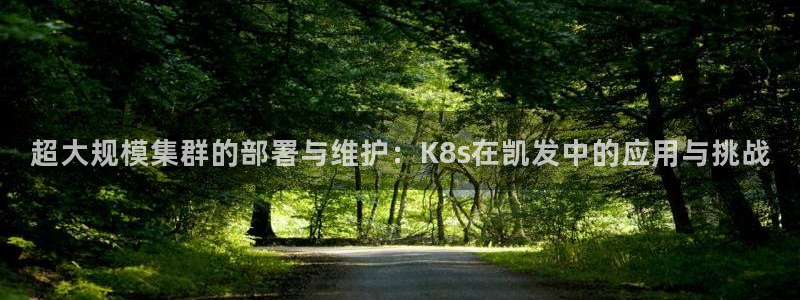 BB贝博艾弗森网站平台登录：超大规模集群的部署与维护：K8s在凯发中的应用与挑战