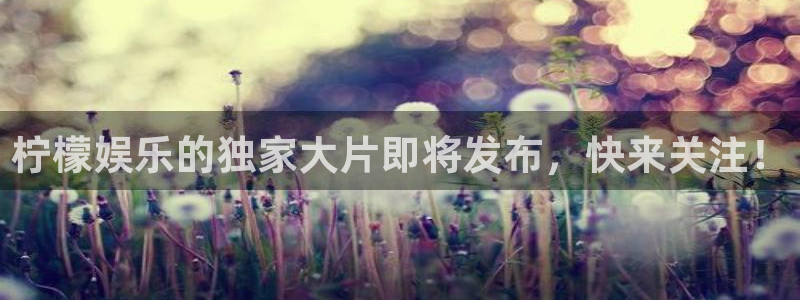 BB贝博艾弗森体育老板是谁：柠檬娱乐的独家大片即将发布，快来关注！