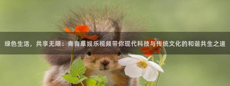 BB贝博艾弗森游戏官网平台：绿色生活，共享无限：青青草娱乐视频带你现代科技与传统